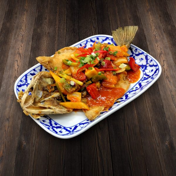 Thai Food Delivery Kuala Lumpur Sweet _ Sour Seabass-min